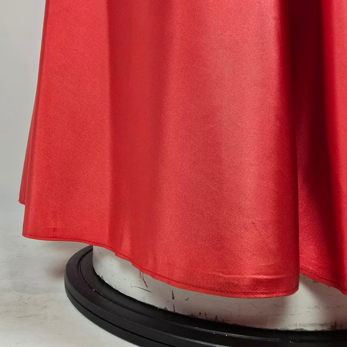 Handmade Red Satin Mermaid Event Grad Gown Size L