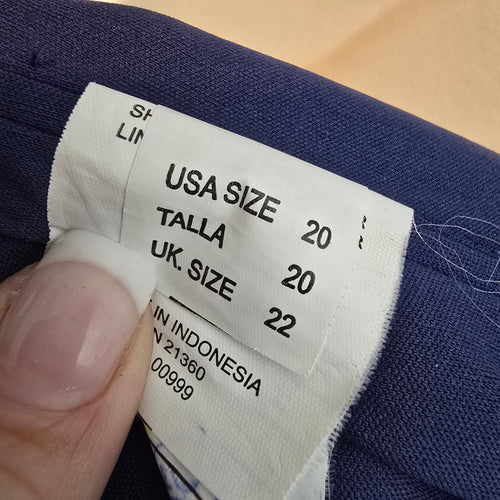 Mori Lee Blue Bridesmaids Event Gown Size 20