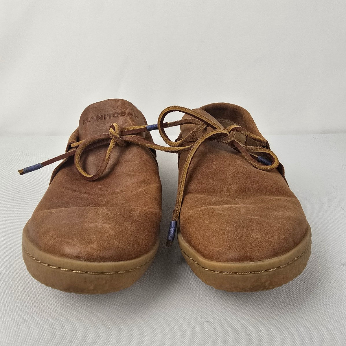 Manitobah Mukluks Brown Leather Modern Moccasins Size 9