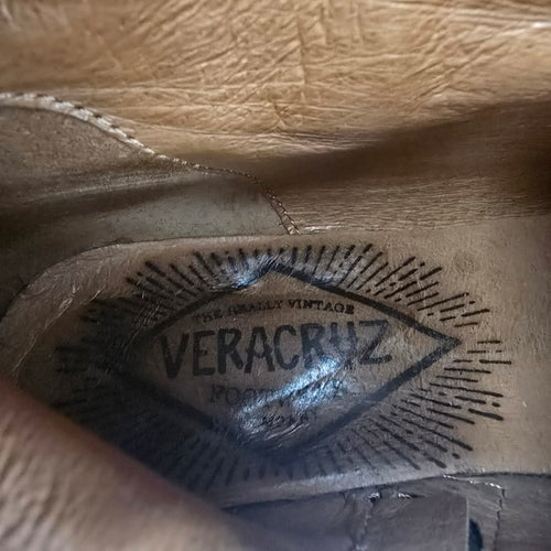 Veracruz Brown Strappy Ankle Boots Size 7