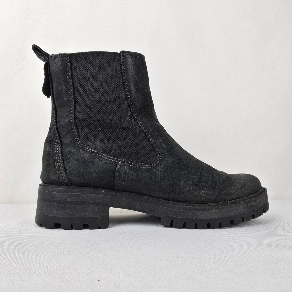 Timberland Black Suede Ankle Boots Size 9