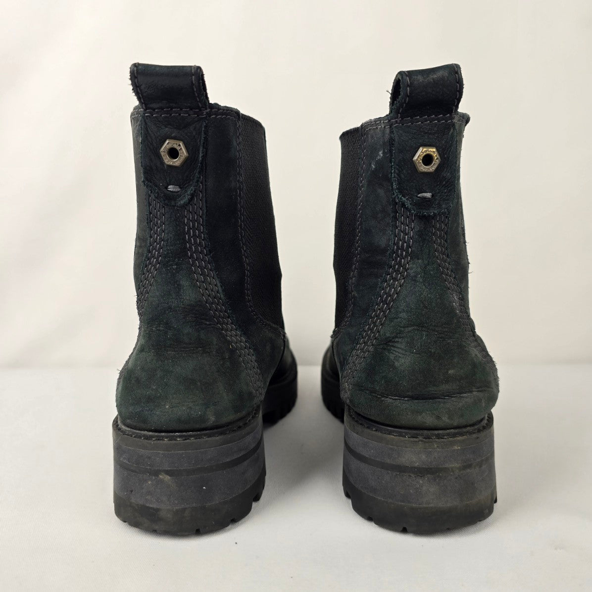 Timberland Black Suede Ankle Boots Size 9
