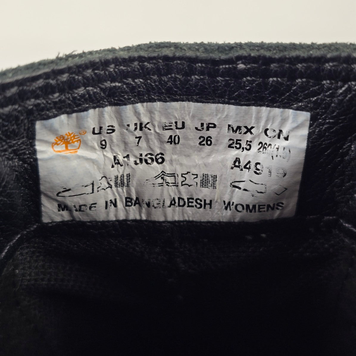 Timberland Black Suede Ankle Boots Size 9