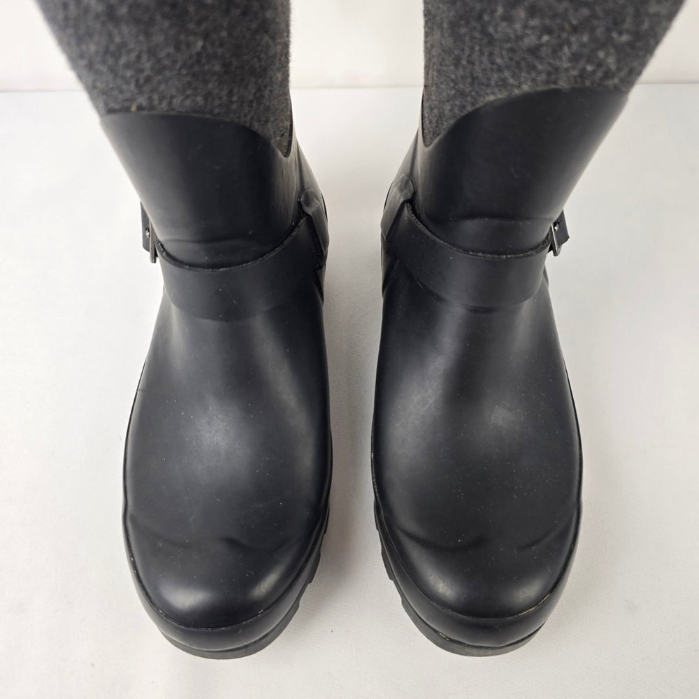 Wind River Black Winter Rain Boots Size 7