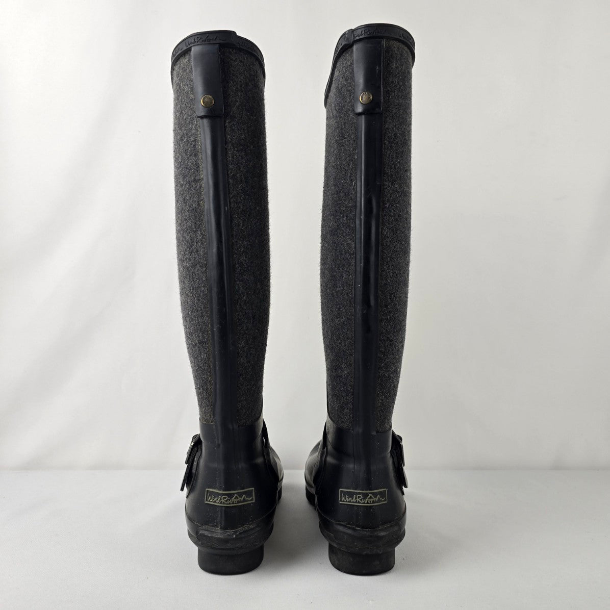 Wind River Black Winter Rain Boots Size 7