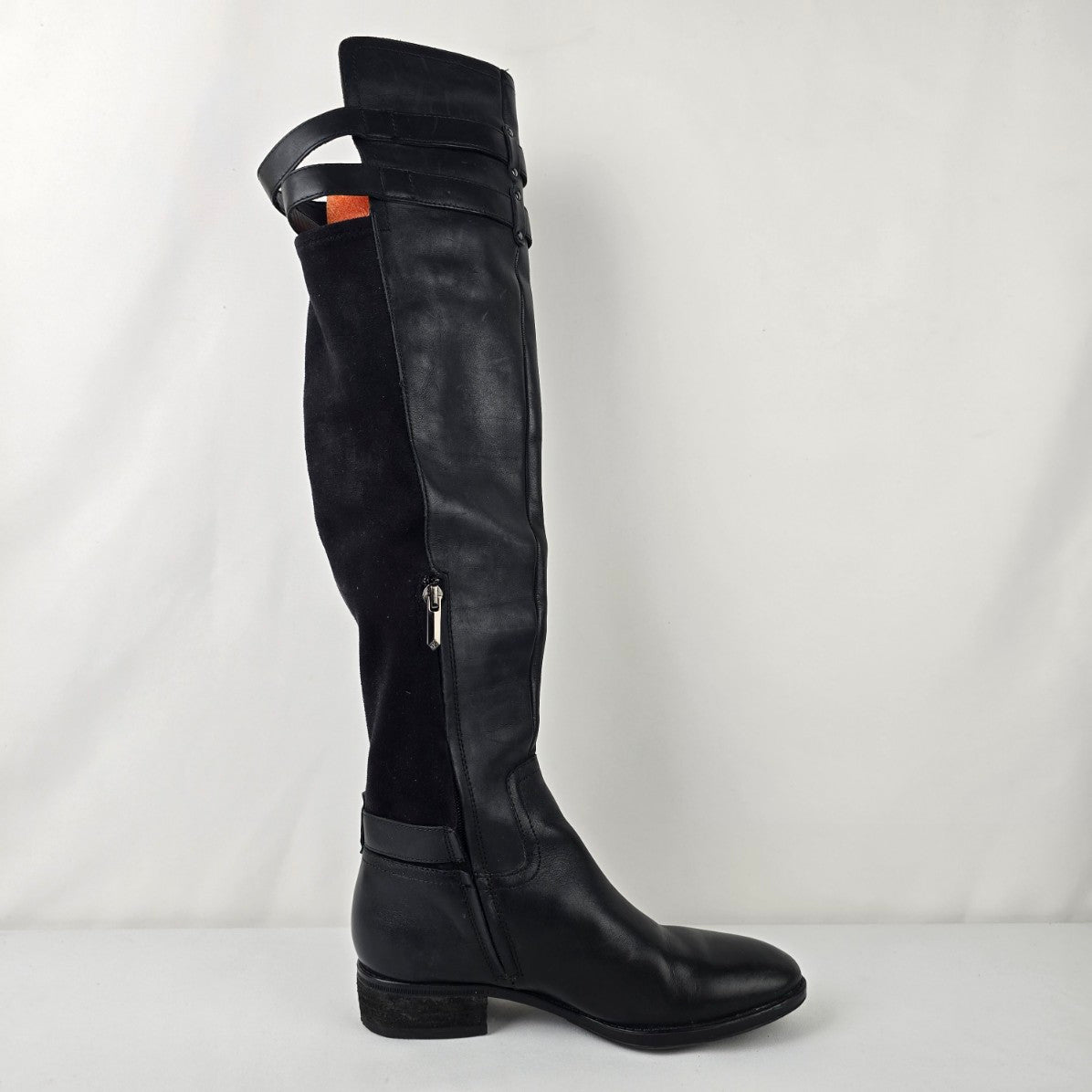 Sam Edelman Black Leather Over the Knee Boots Size 6