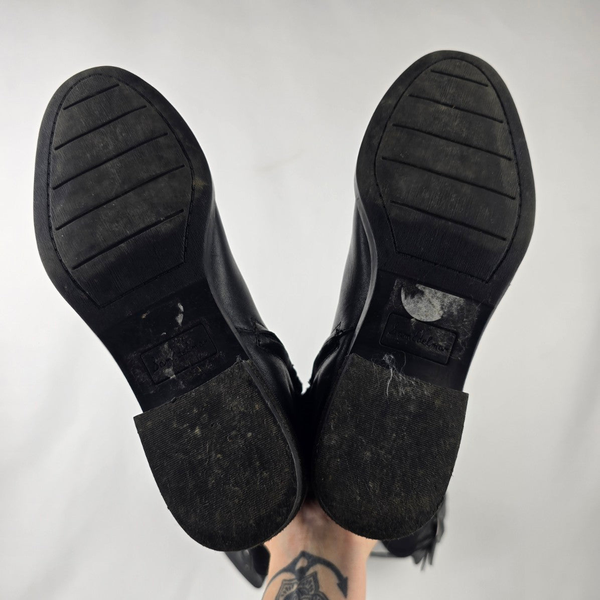 Sam Edelman Black Leather Over the Knee Boots Size 6