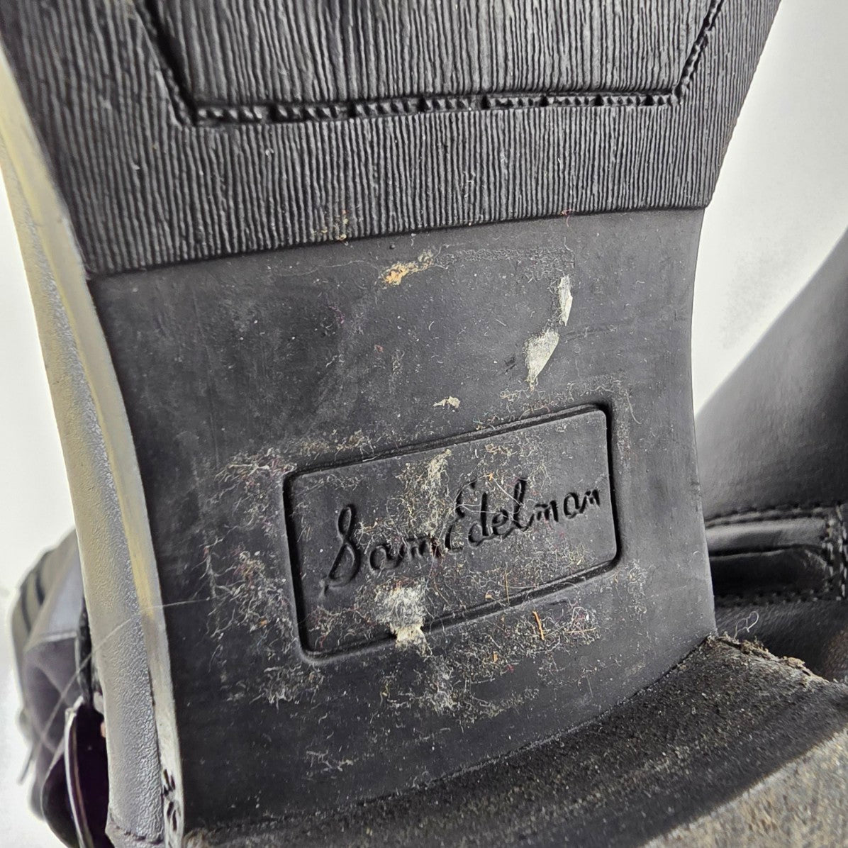 Sam Edelman Black Leather Over the Knee Boots Size 6