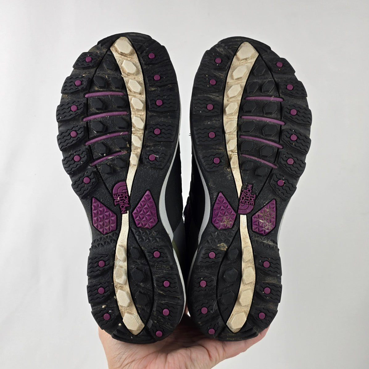 The North Face  Gore-Tex Purple & Grey Hiking Boots Size 10