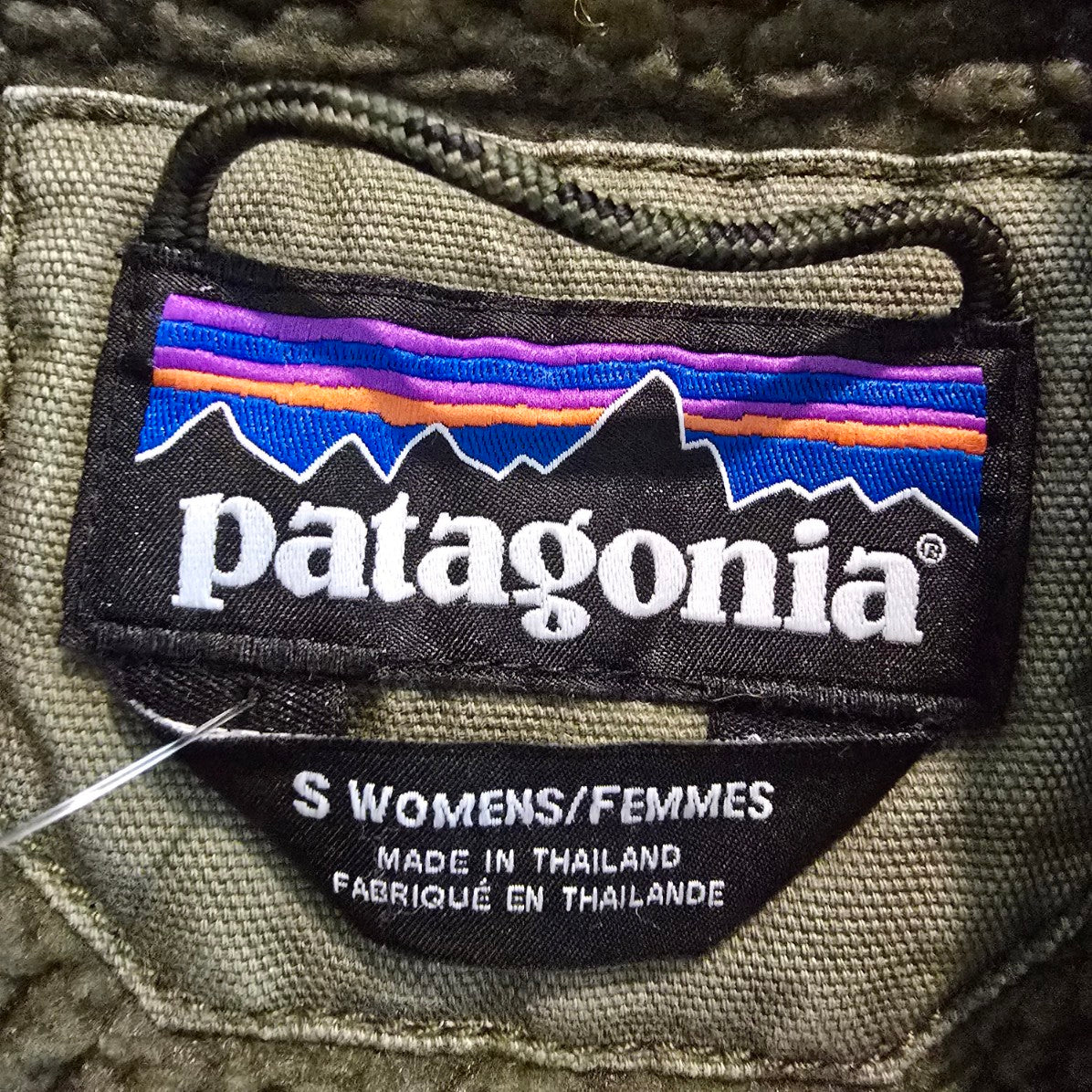 Patagonia Green Insulated Prairie Dawn Parka Size S