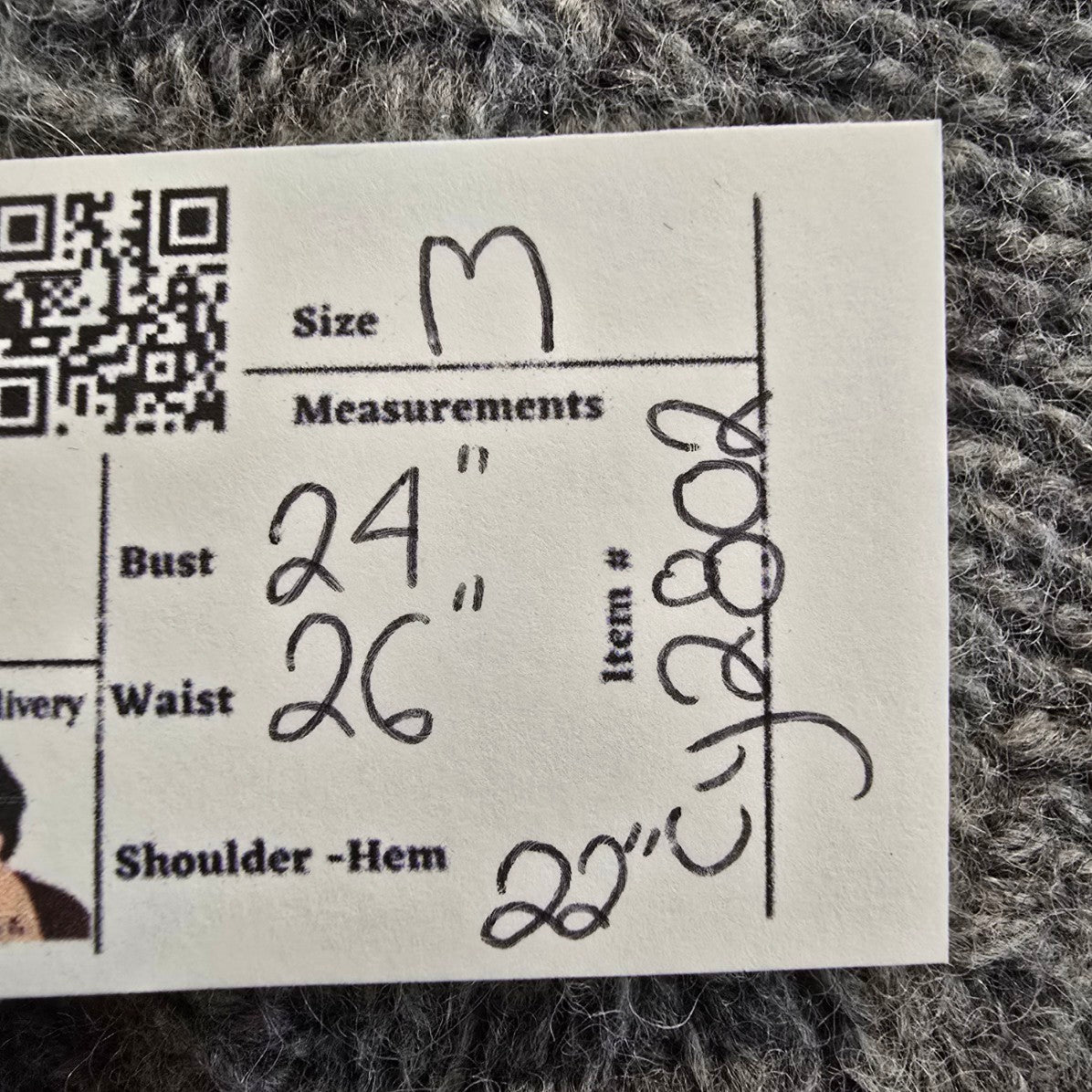 Chloé Grey Wool Button Up Cropped Cardigan Size M