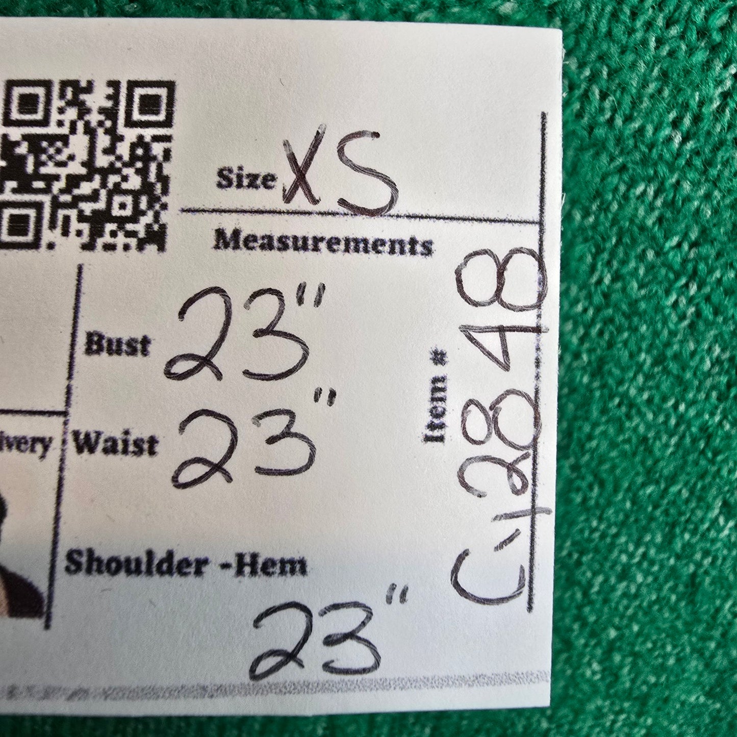 Vince Camuto Green Knit Sweater Size XS