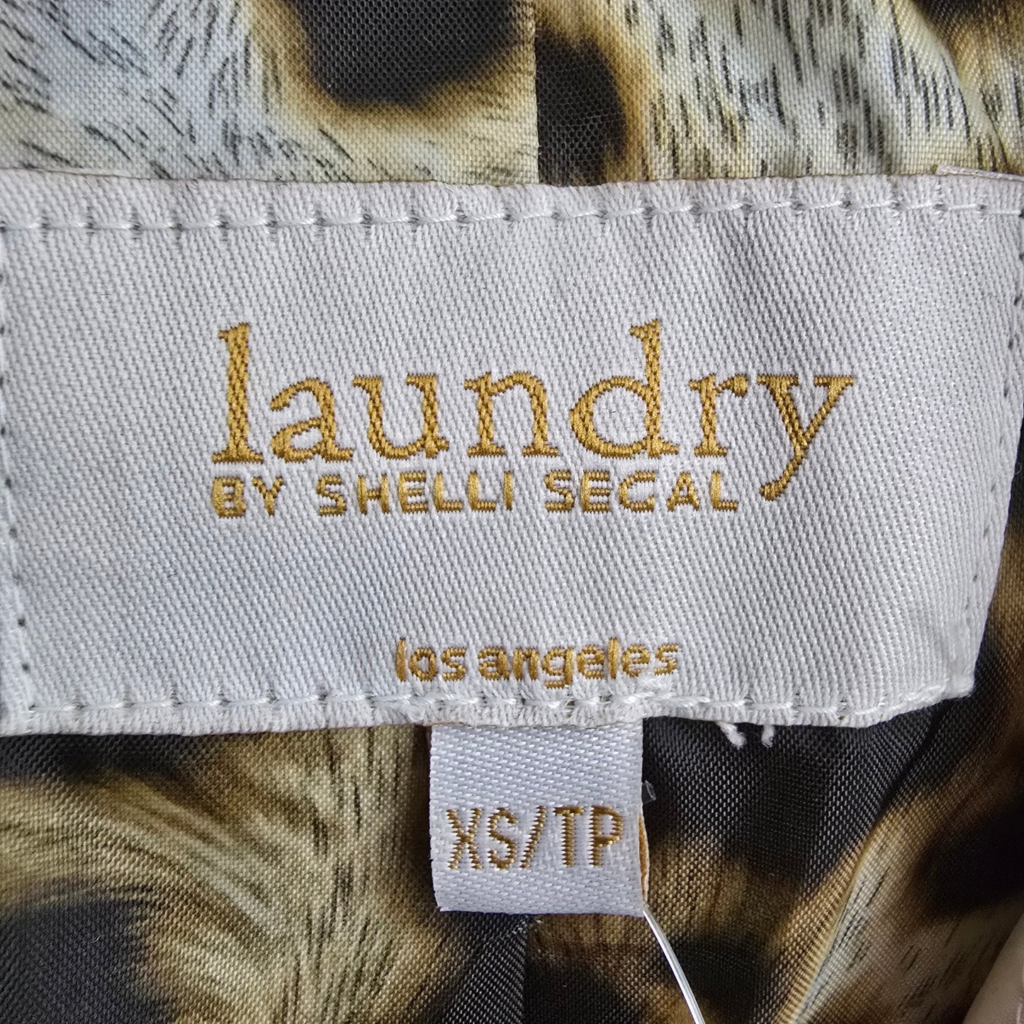 Laundry by Shelli Segal Cream Quilted Jacket Size XS