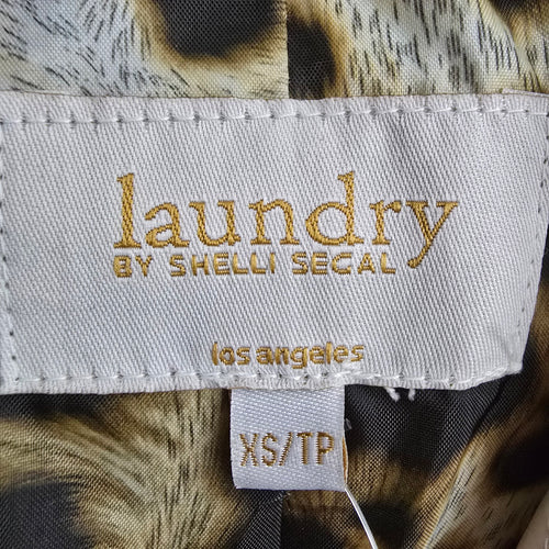 Laundry by Shelli Segal Cream Quilted Jacket Size XS