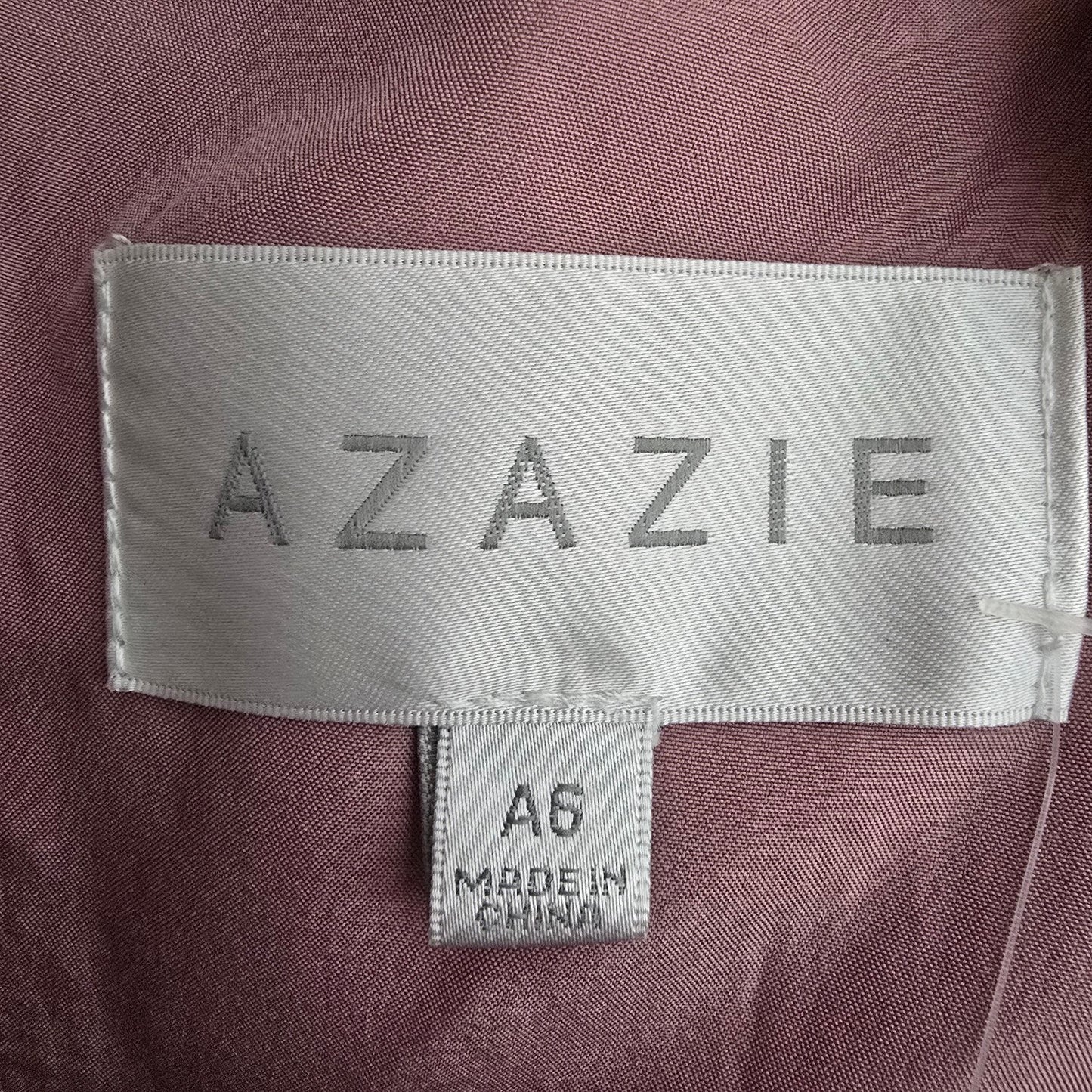 Azazie Pink Event Bridesmaids One Shoulder Gown Size 6