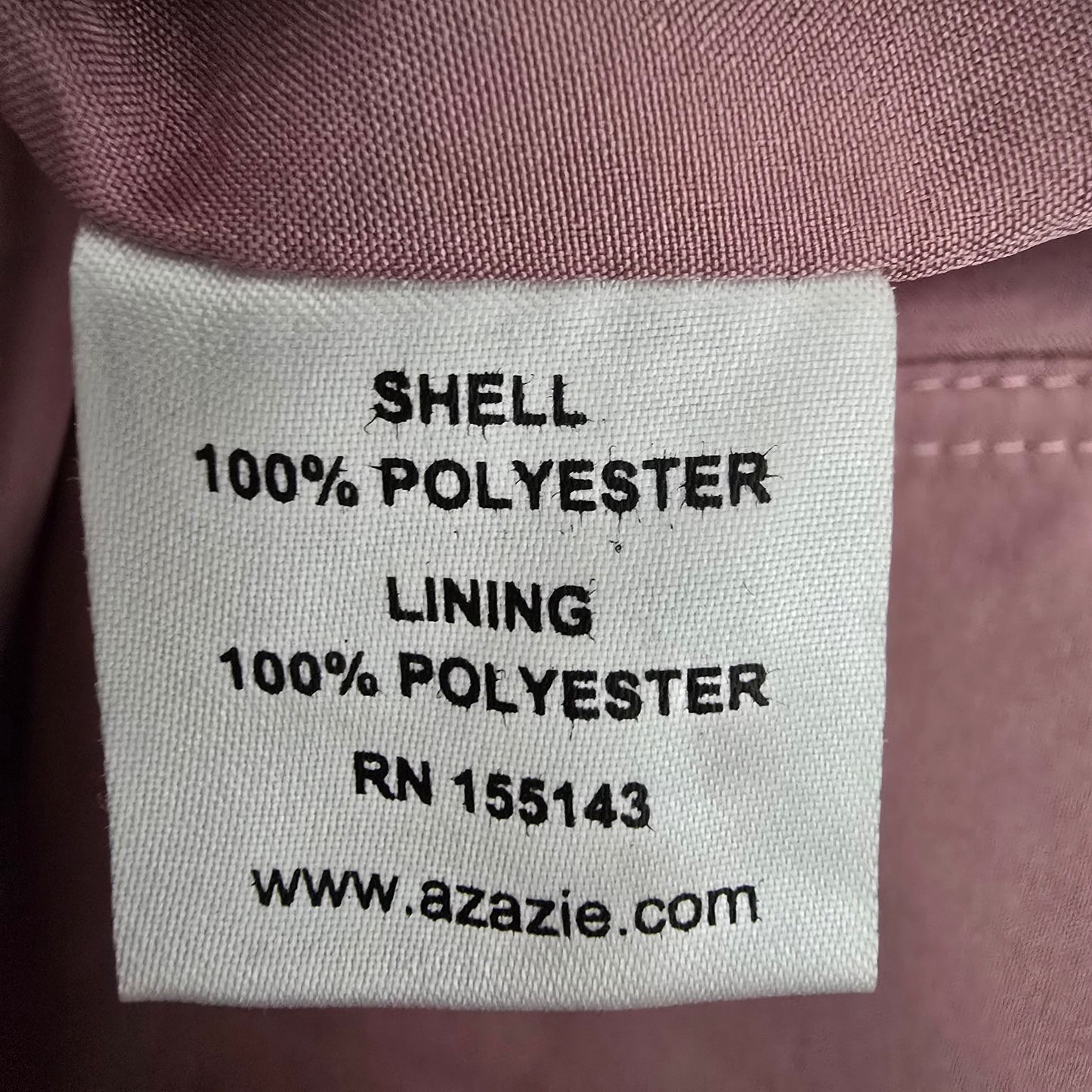 Azazie Pink Event Bridesmaids One Shoulder Gown Size 6