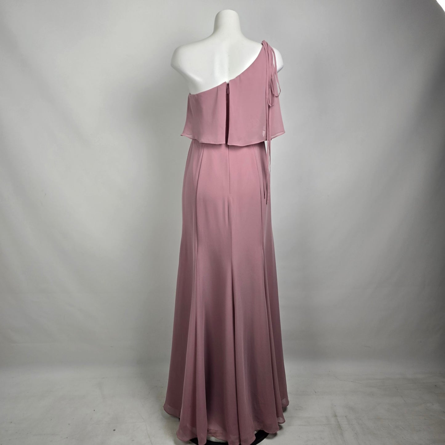 Azazie Pink Event Bridesmaids One Shoulder Gown Size 6
