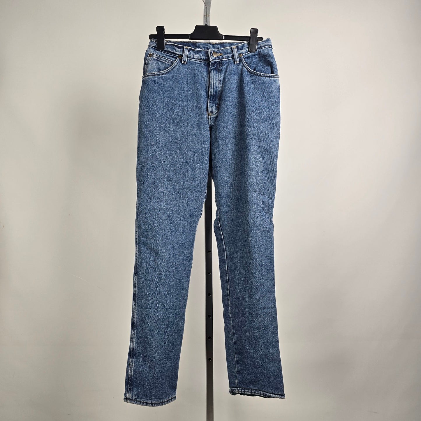 Wrangler Rugged Wear Thermal Straight Leg Denim Jeans Size 9/10 Tall