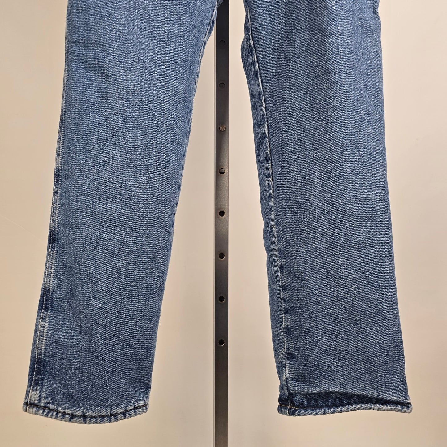 Wrangler Rugged Wear Thermal Straight Leg Denim Jeans Size 9/10 Tall