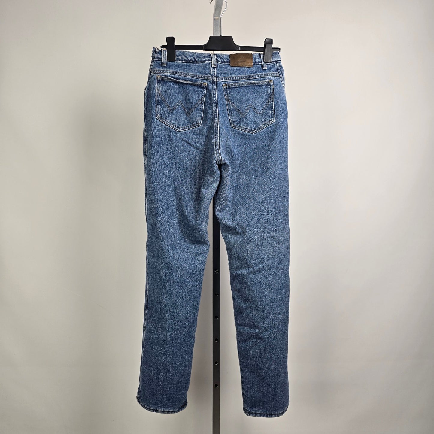 Wrangler Rugged Wear Thermal Straight Leg Denim Jeans Size 9/10 Tall