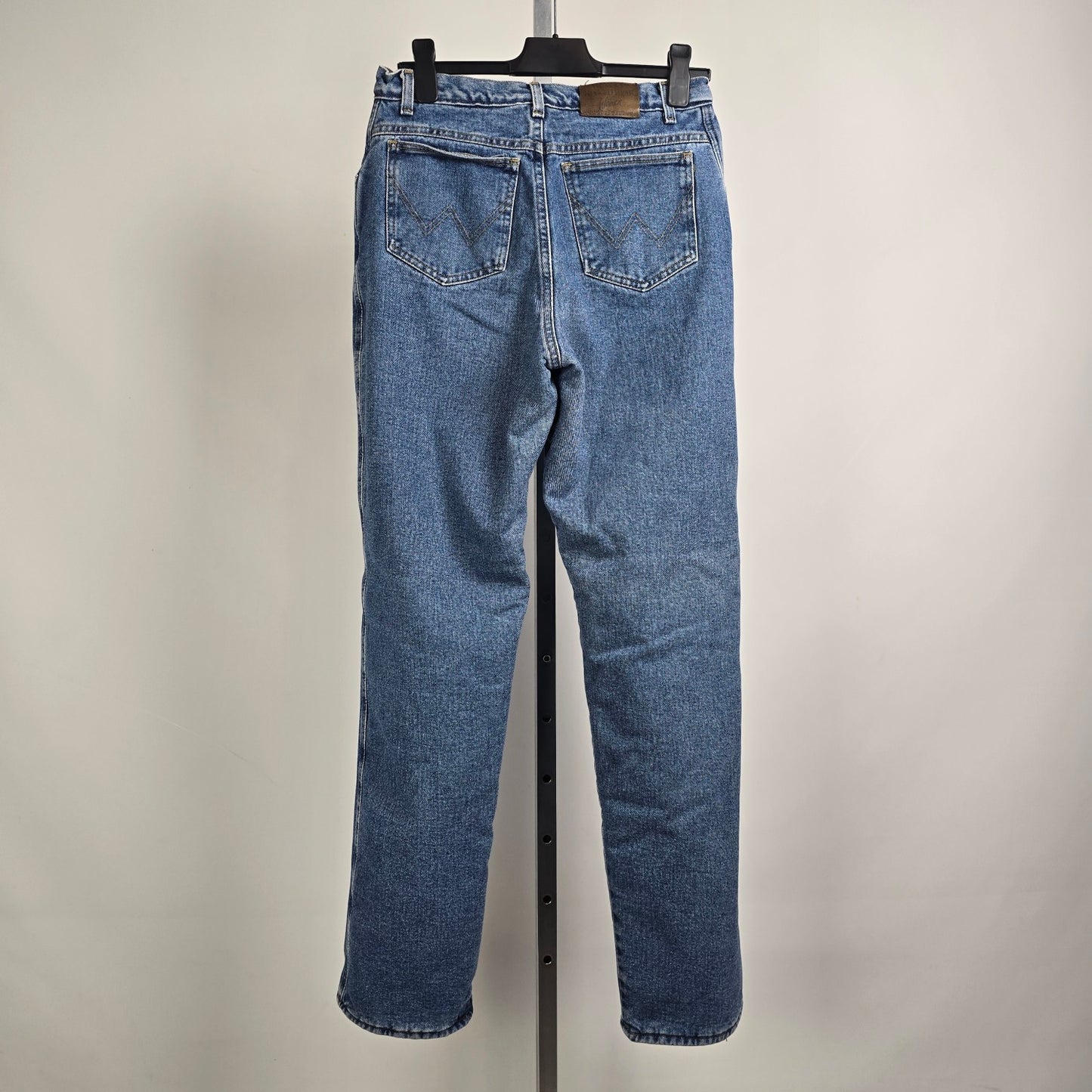 Wrangler Rugged Wear Thermal Straight Leg Denim Jeans Size 9/10 Tall