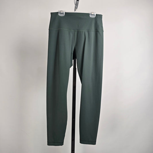 Lululemon Green Wunder Train HR Tight 25"  Size 10