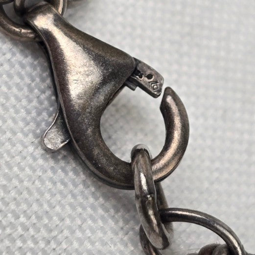 Silpada Sterling Silver Brown & Grey TREASURE CHEST Necklace