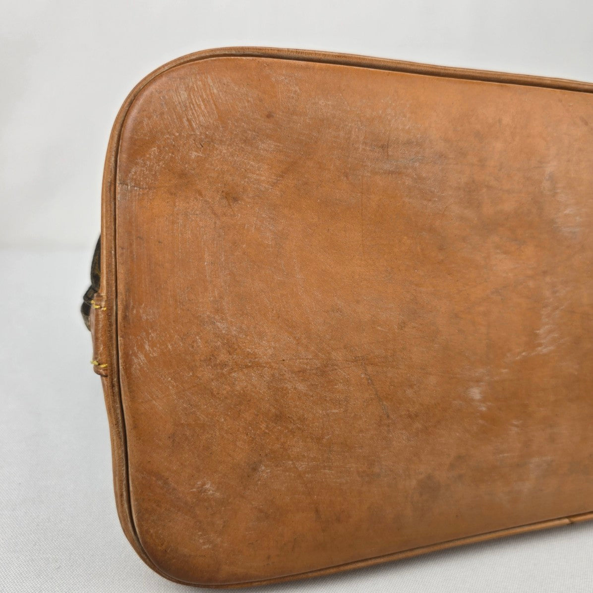 Louis Vuitton Alma Monogram Top Handle Satchel Purse