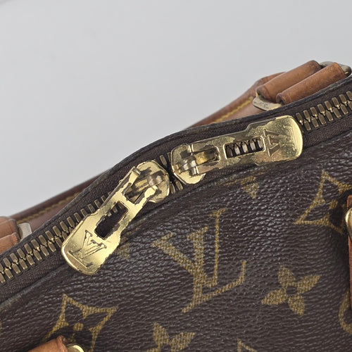 Louis Vuitton Alma Monogram Top Handle Satchel Purse