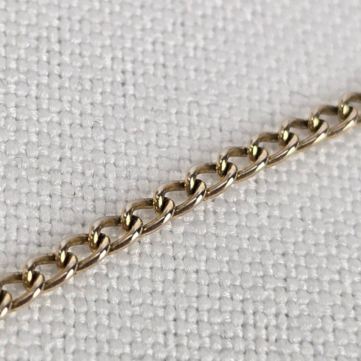 Vintage Gold Tone Horse Pendant Necklace