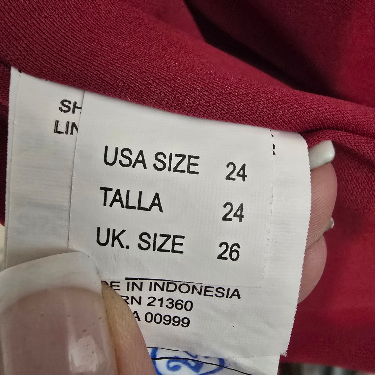 Mori Lee Burgundy Bridesmaids Event Gown Size 24