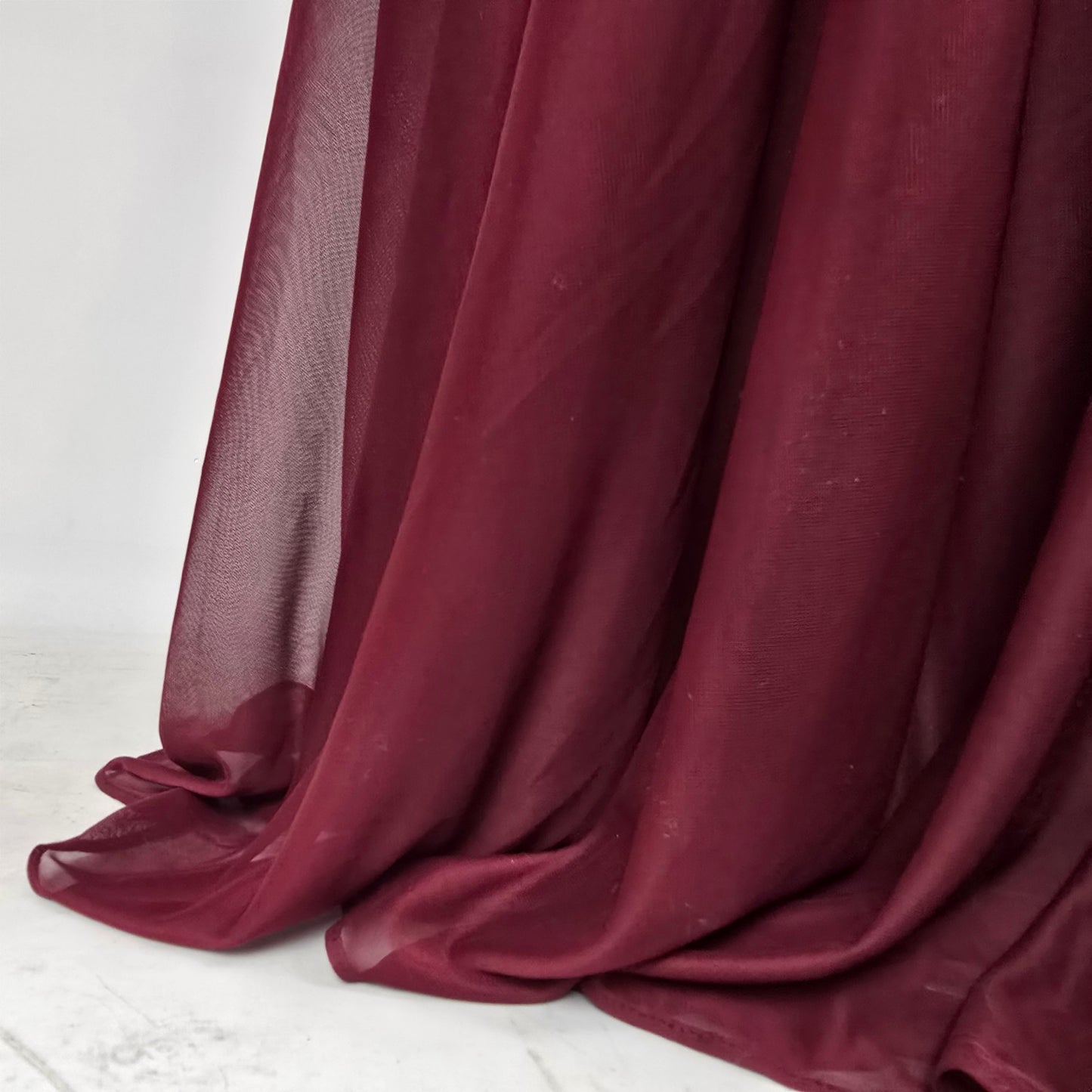 Azazie Burgundy Halter Neck Bridesmaids Gown Size 26