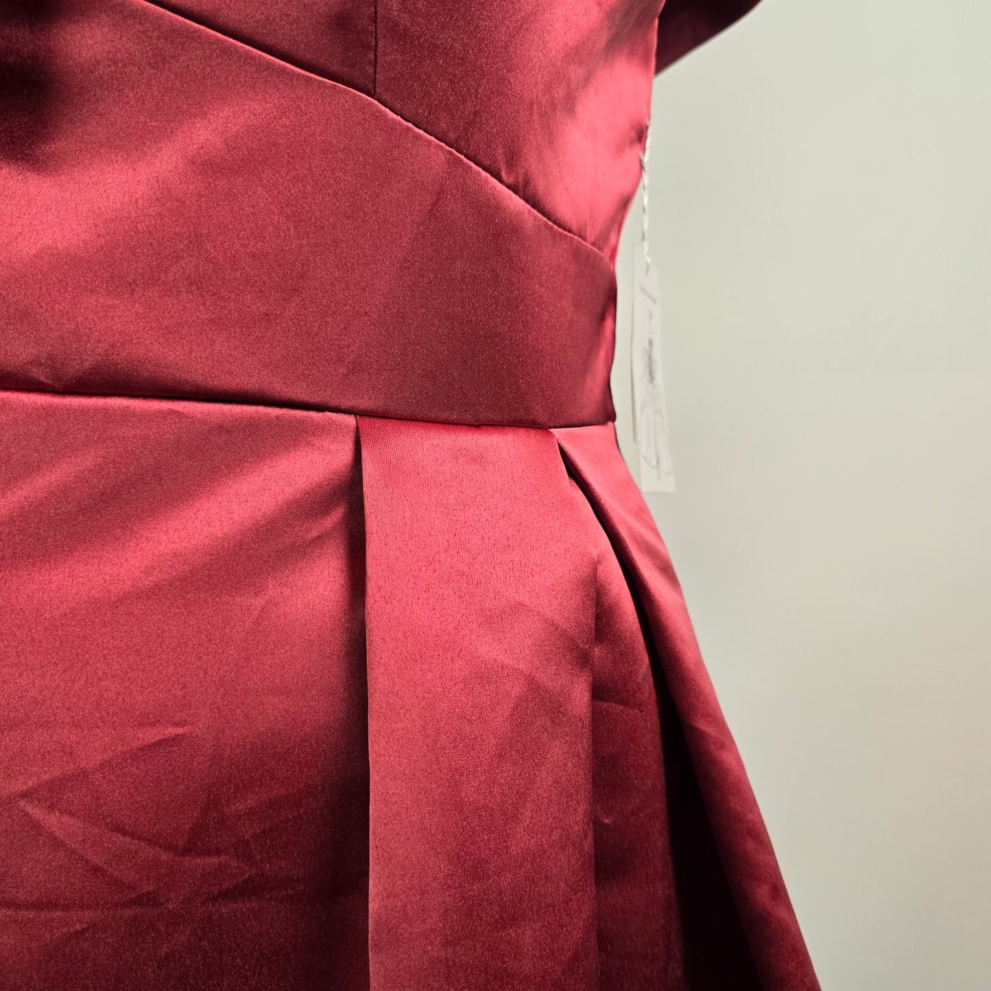 Burgundy Satin Eventwear Gown Size L/XL