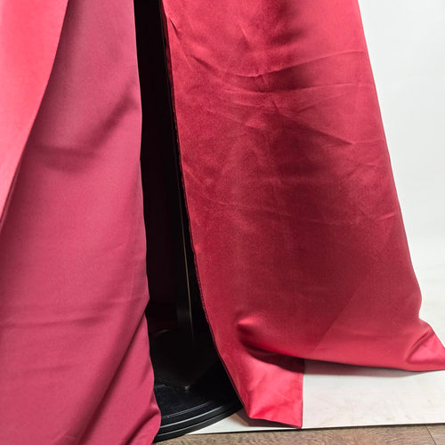 Burgundy Satin Eventwear Gown Size L/XL