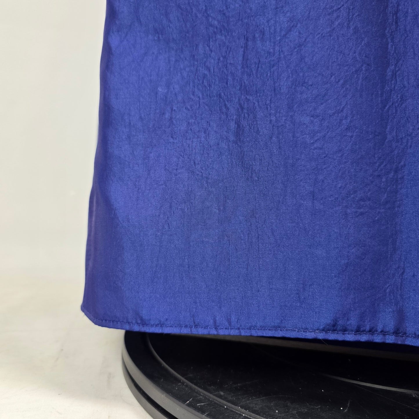 Blue Metallic Two Piece Top & Skirt Set Size L/XL