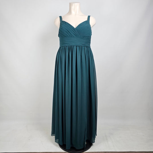 Azazie Green Bridesmaids Event Dress Size L