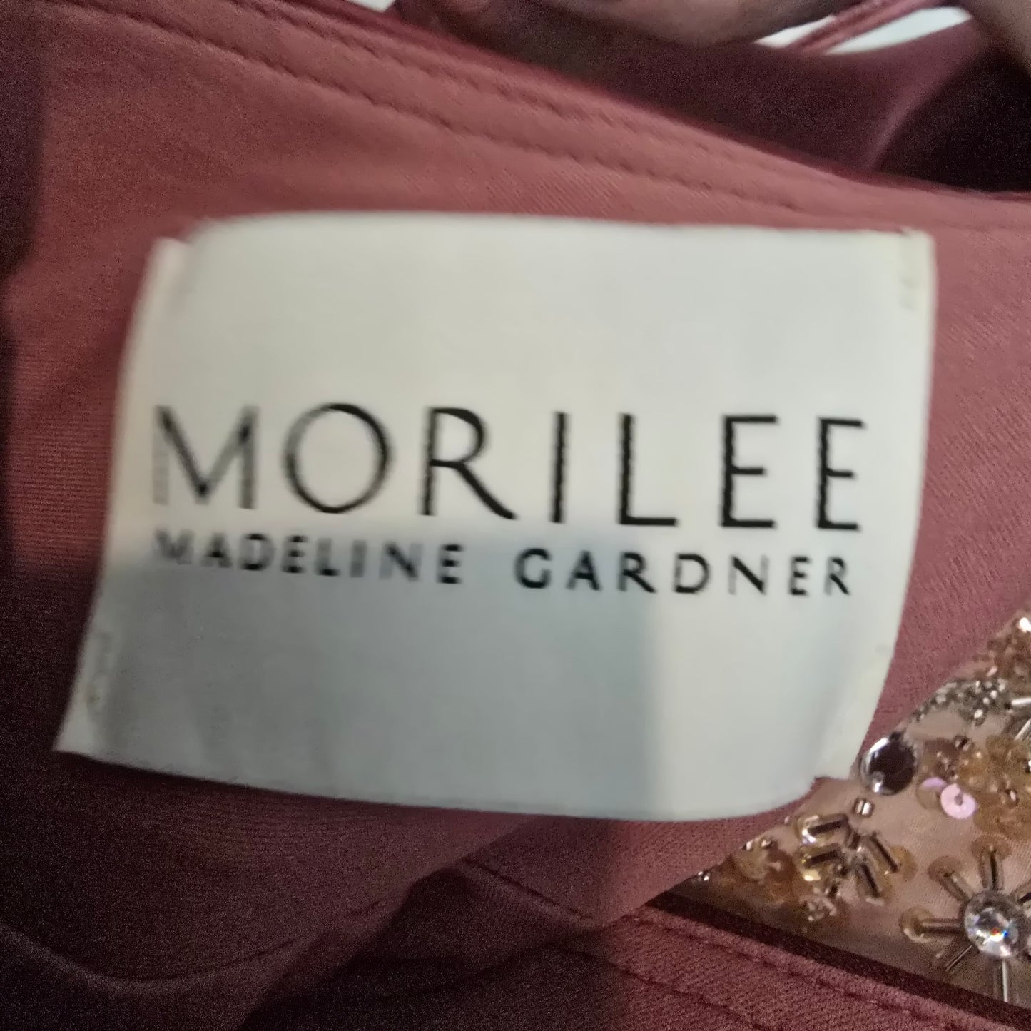 Mori Lee Rosewood Bridesmaids Gown Size 10 Style 21740