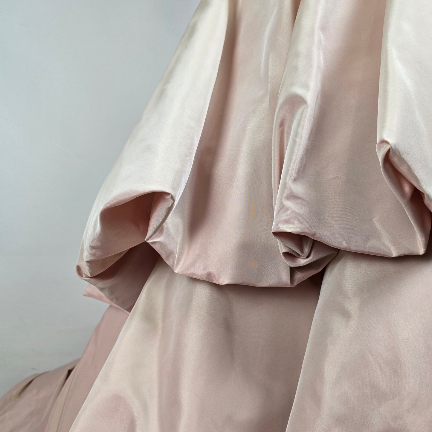 Raylia Designs Rose Beaded Metallic Wedding Eventwear Gown Size 8