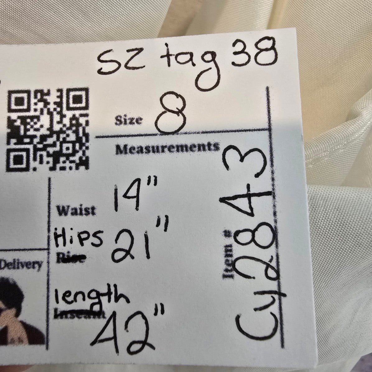 Modissa Glam Two Piece Wedding Dress Size 8