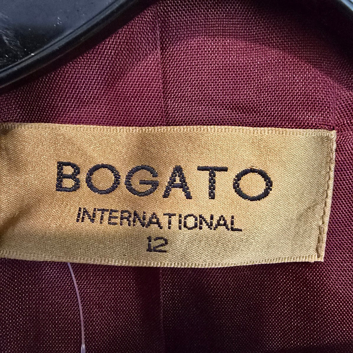 Vintage Bogato Brown Wool Blazer Size 12