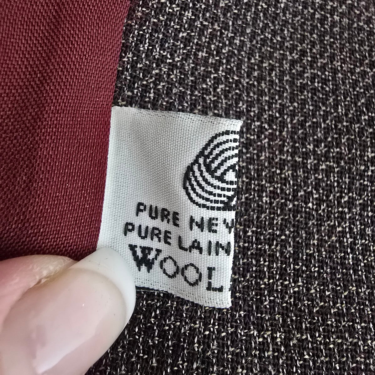 Vintage Bogato Brown Wool Blazer Size 12