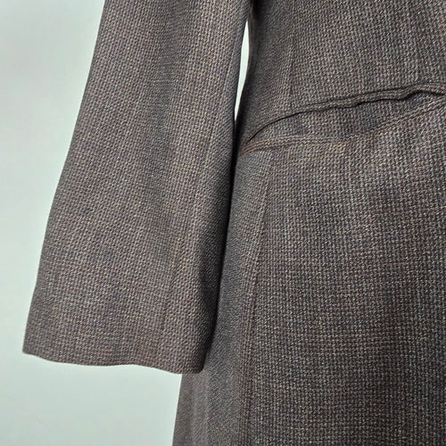 Vintage Bogato Brown Wool Blazer Size 12
