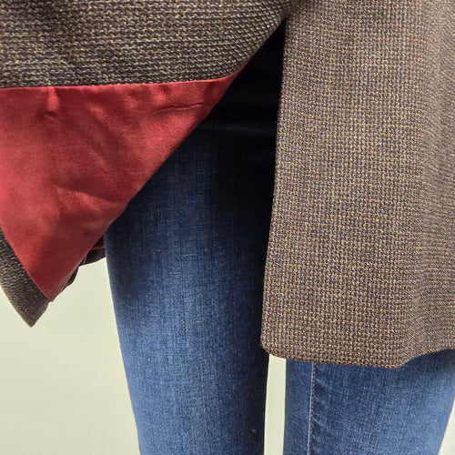 Vintage Bogato Brown Wool Blazer Size 12