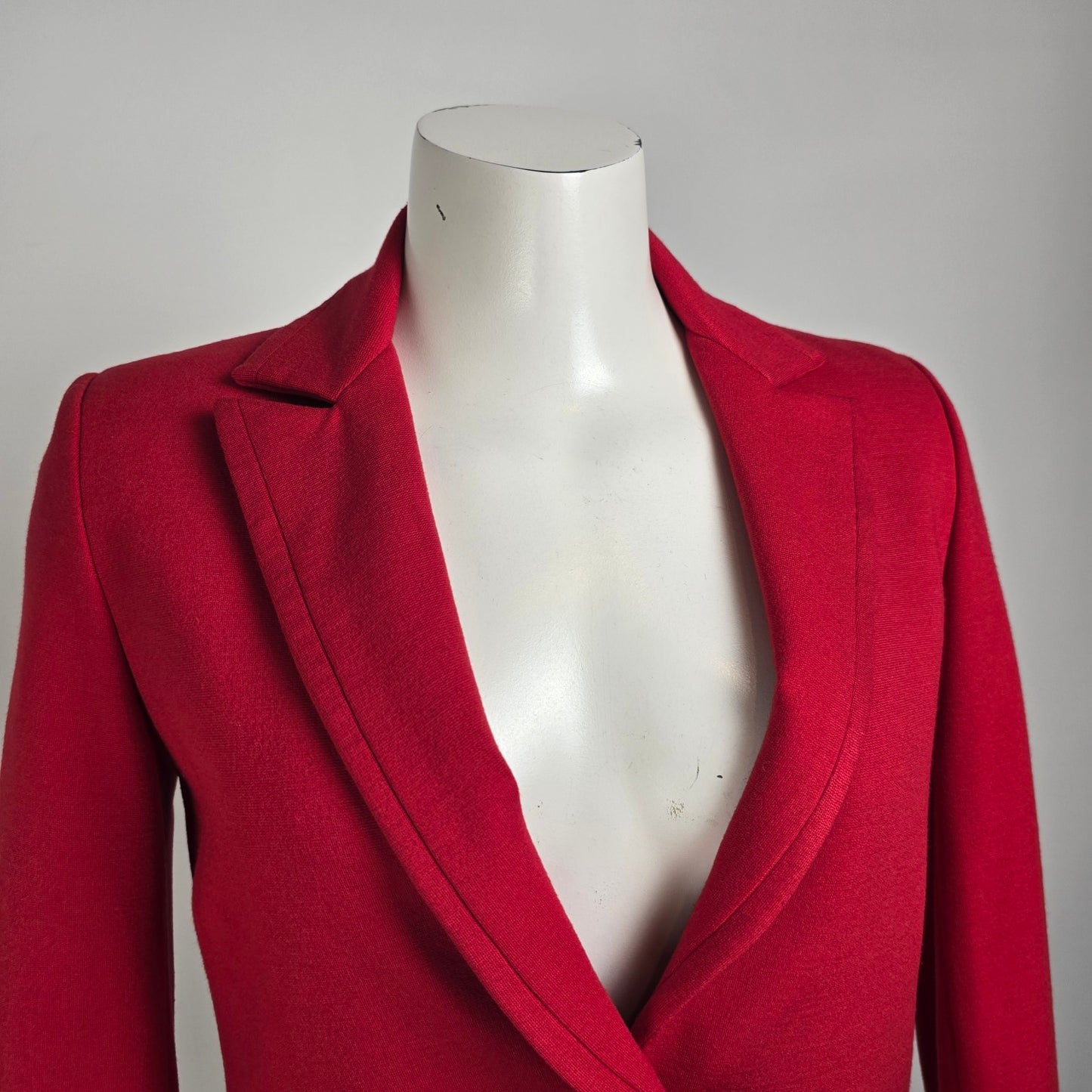 Isabella Oliver Red Button Up Blazer Size 2