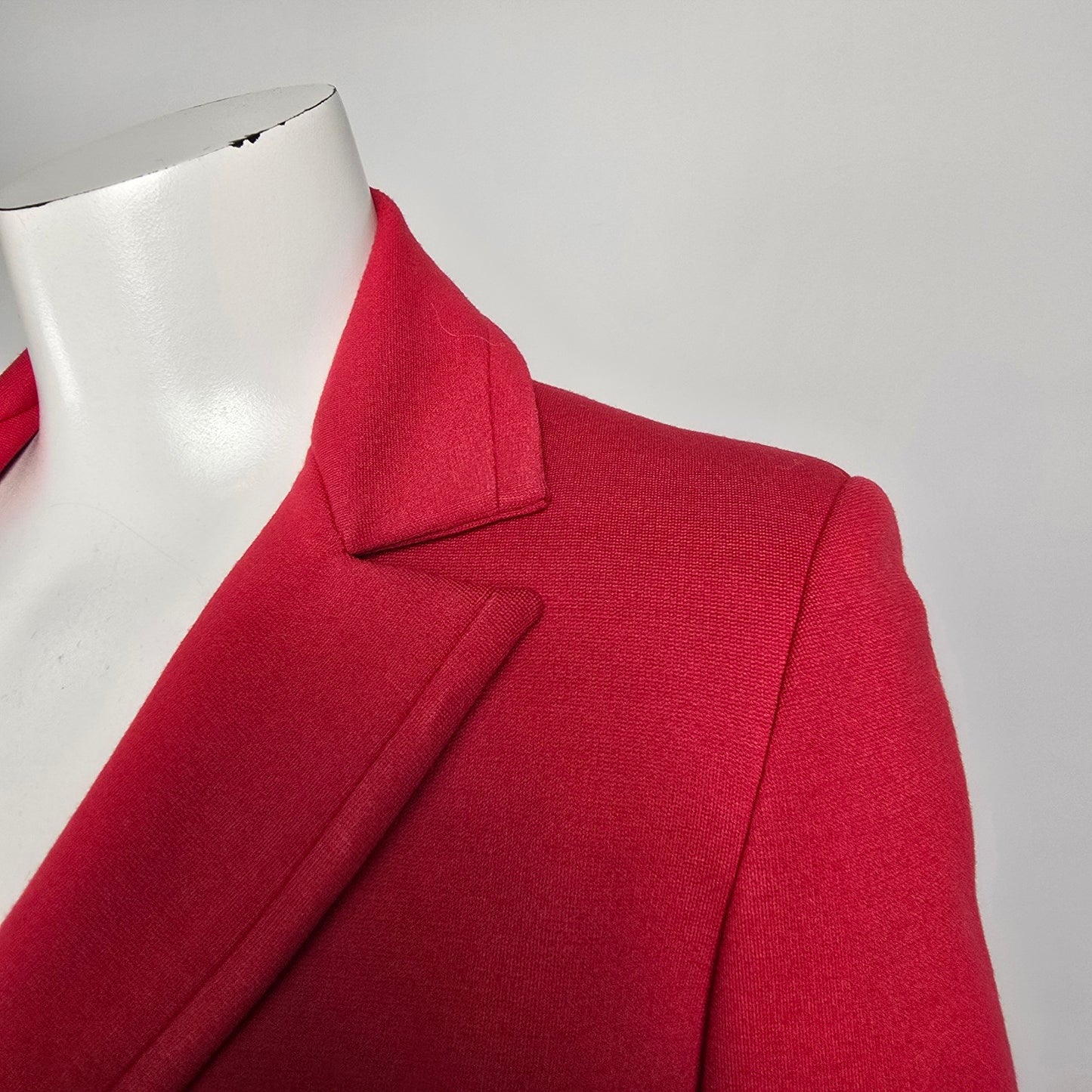 Isabella Oliver Red Button Up Blazer Size 2