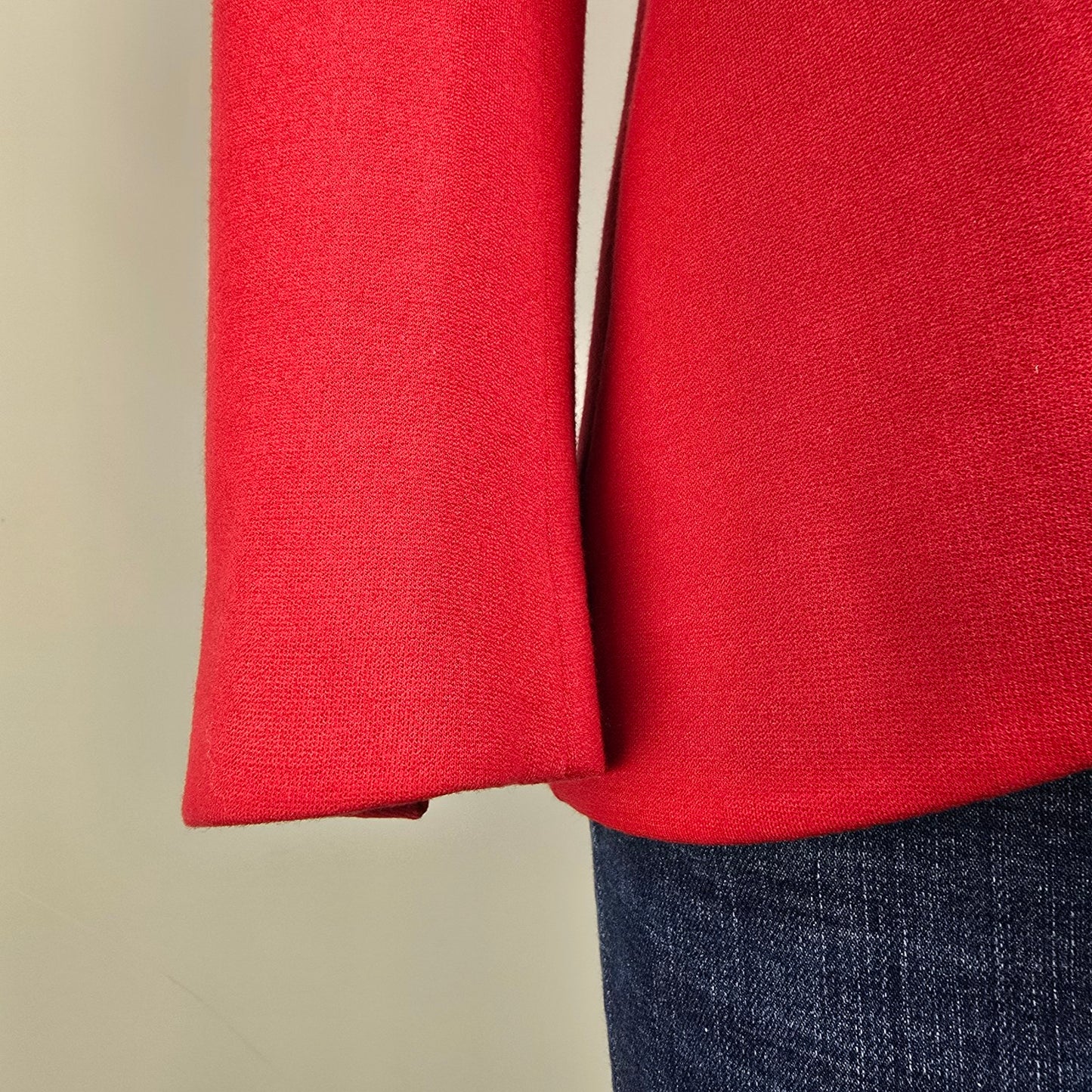 Isabella Oliver Red Button Up Blazer Size 2