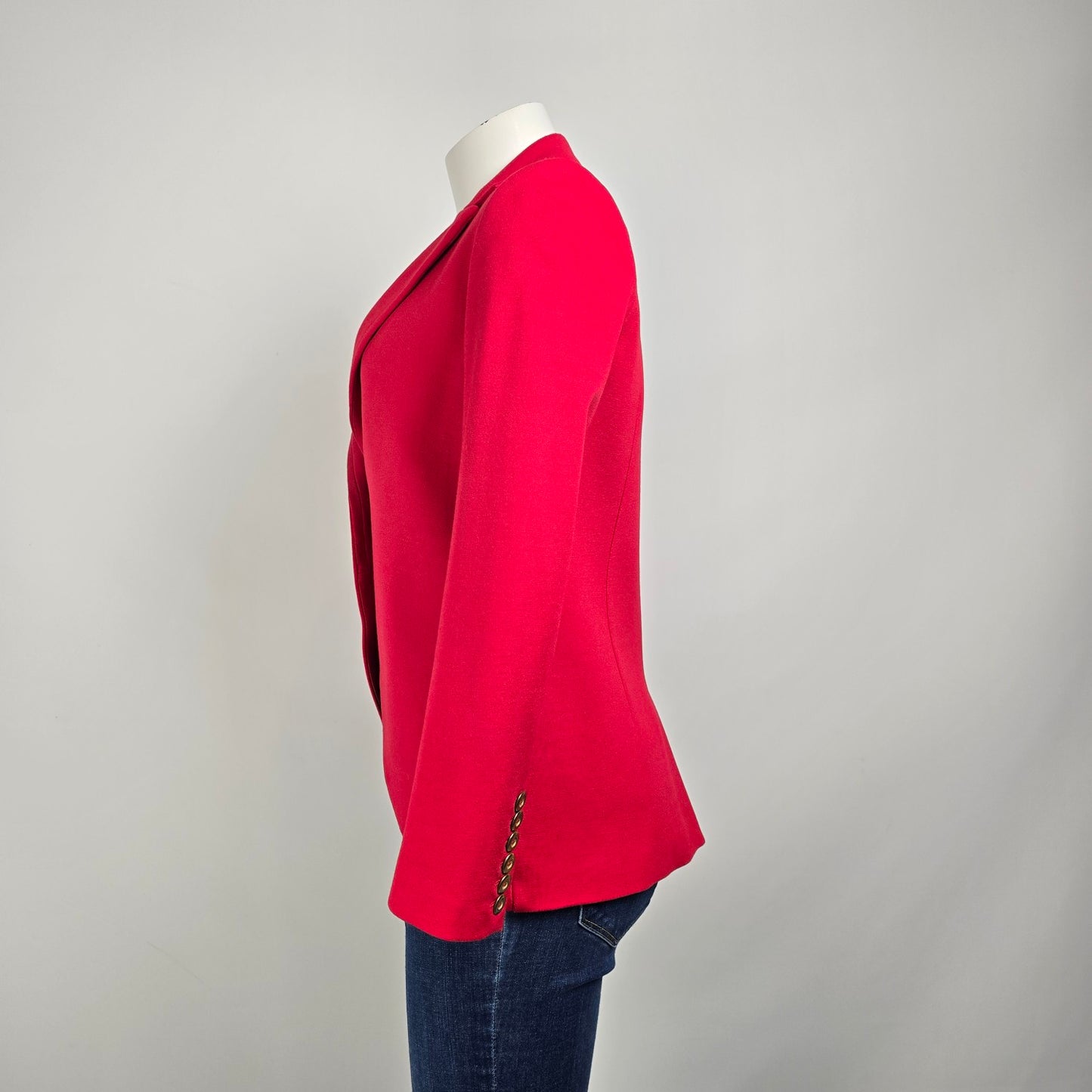 Isabella Oliver Red Button Up Blazer Size 2