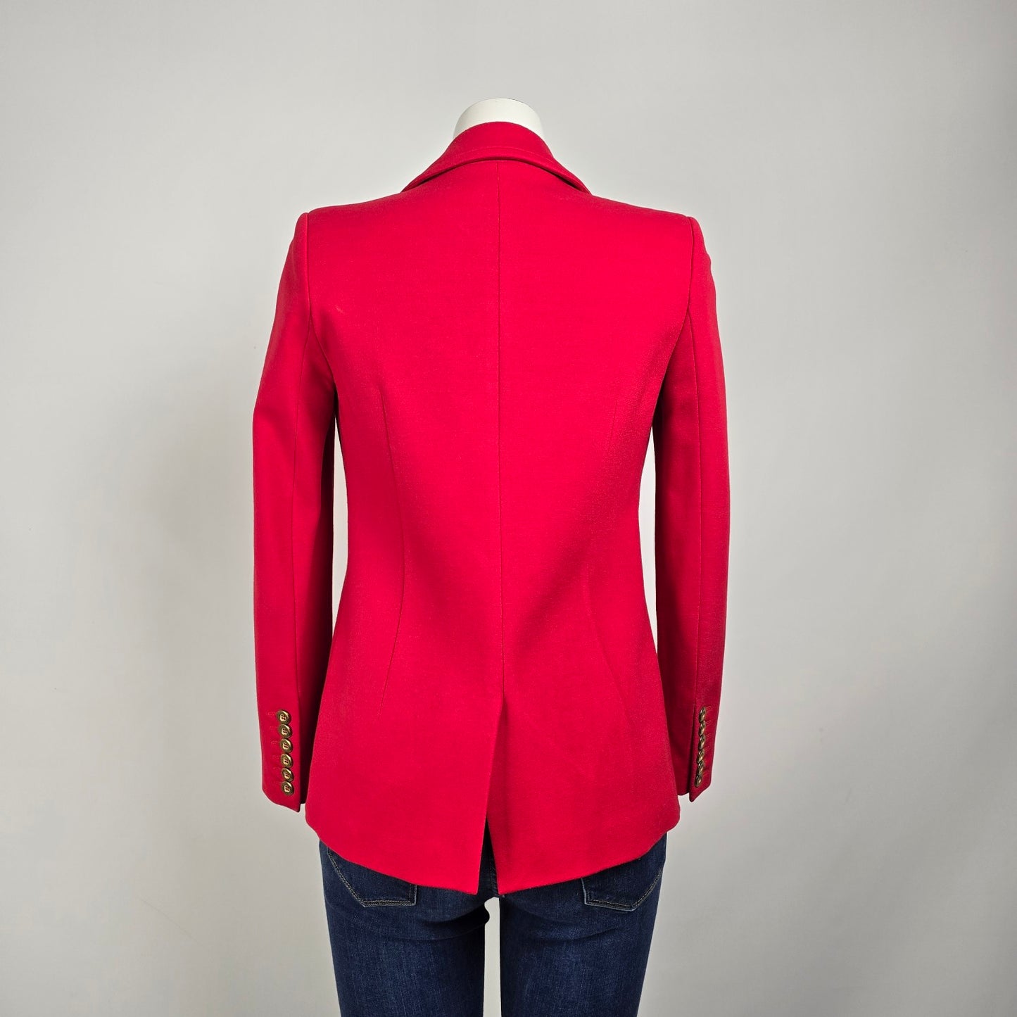 Isabella Oliver Red Button Up Blazer Size 2