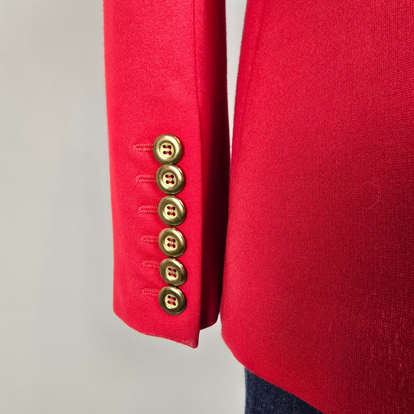 Isabella Oliver Red Button Up Blazer Size 2