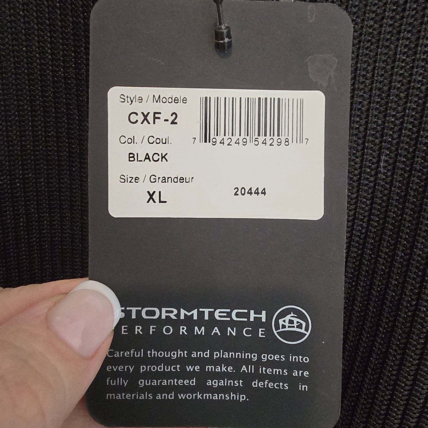 Medicine Hat Tigers Stormtech Performance Black Zip Up Jacket Size XL